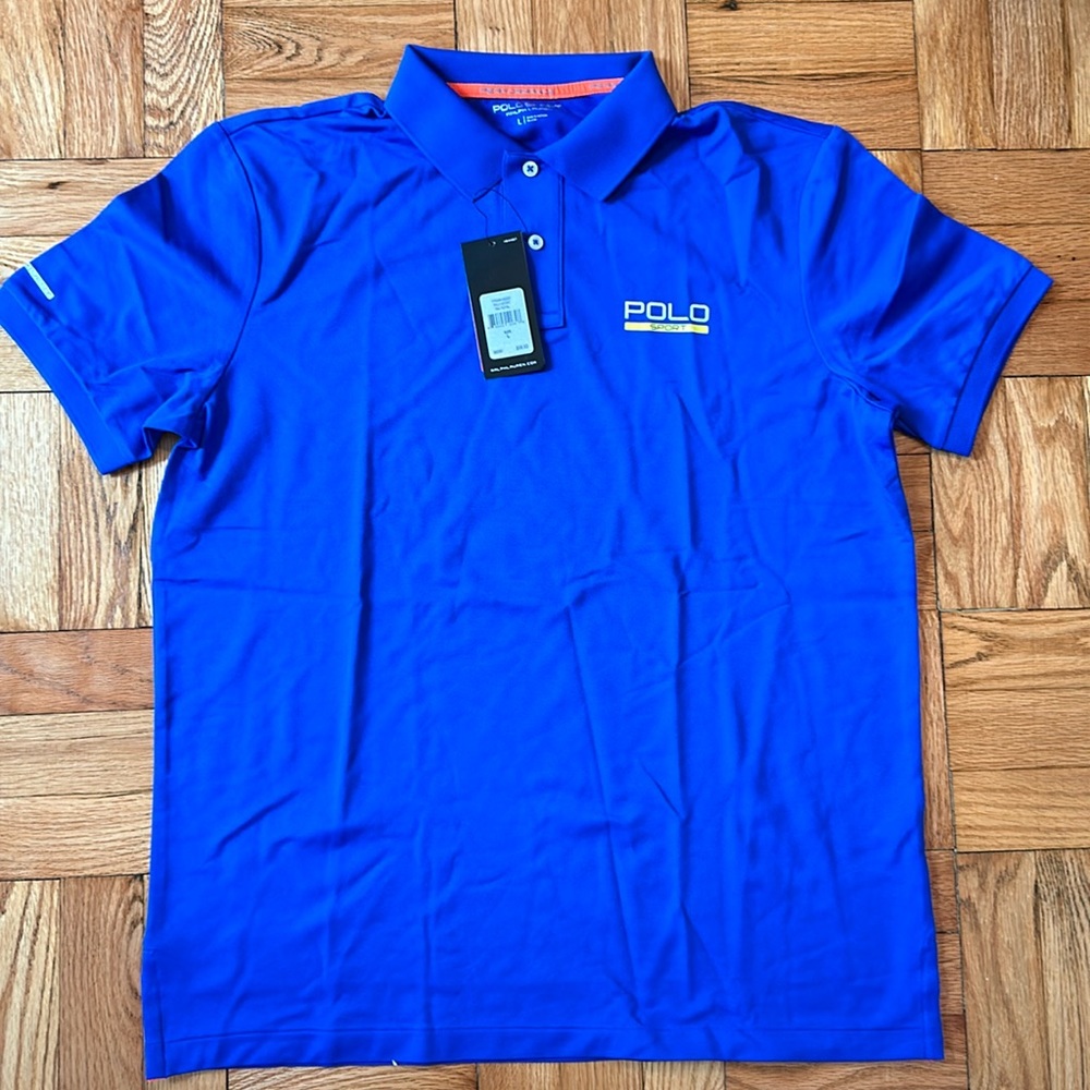 Polo Sport Ralph Lauren Polo Shirt Blue, NWT, Size Large L